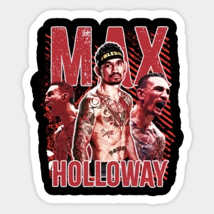 Max Holloway / vintage grunge Sticker